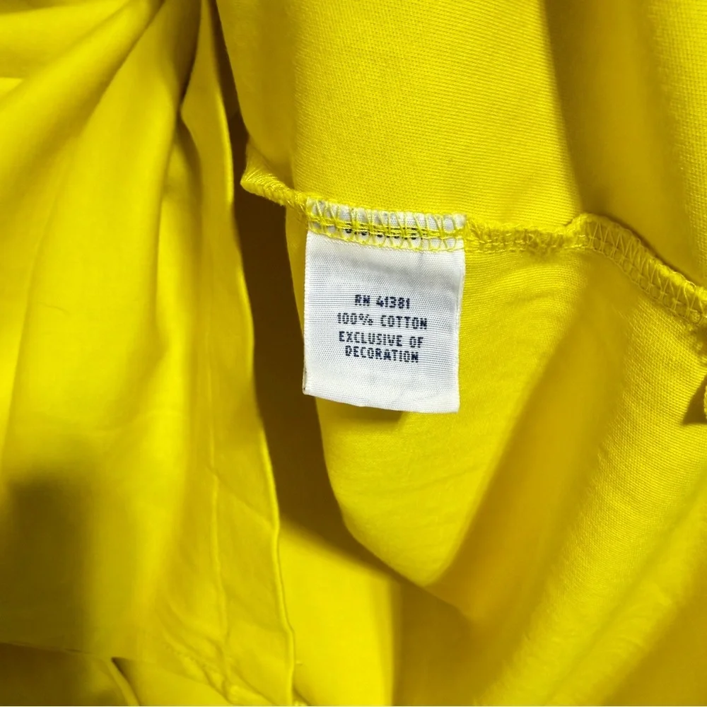 POLO Ralph Lauren bright yellow pima soft touch cotton polo shirt men’s XL